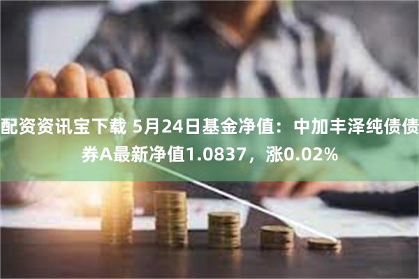 配资资讯宝下载 5月24日基金净值：中加丰泽纯债债券A最新净值1.0837，涨0.02%