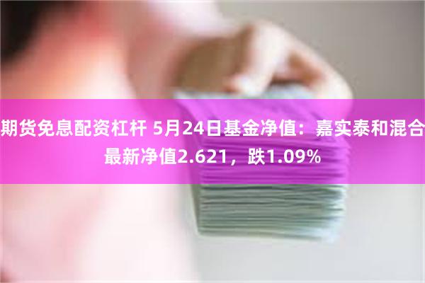 期货免息配资杠杆 5月24日基金净值：嘉实泰和混合最新净值2.621，跌1.09%