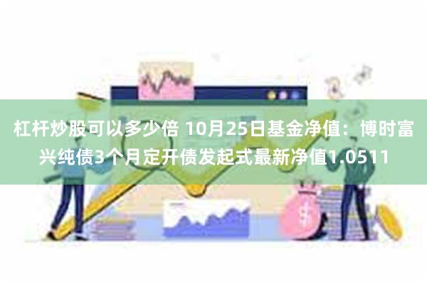 杠杆炒股可以多少倍 10月25日基金净值：博时富兴纯债3个月定开债发起式最新净值1.0511