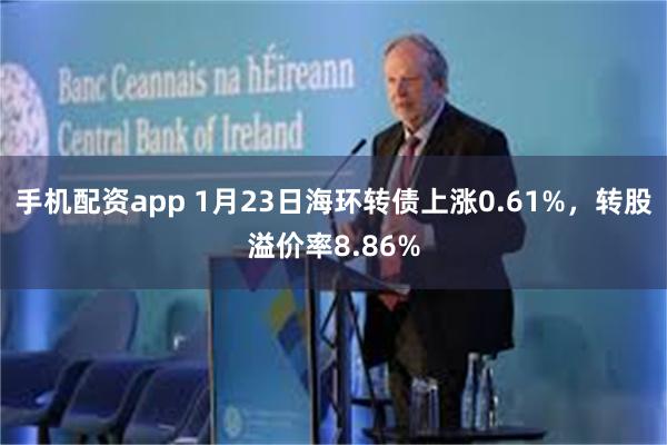 手机配资app 1月23日海环转债上涨0.61%，转股溢价率8.86%