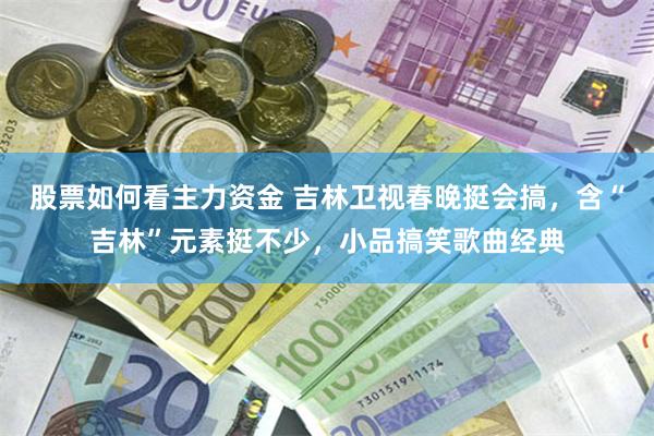 股票如何看主力资金 吉林卫视春晚挺会搞，含“吉林”元素挺不少，小品搞笑歌曲经典