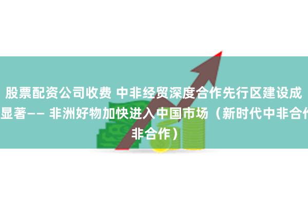 股票配资公司收费 中非经贸深度合作先行区建设成效显著—— 非洲好物加快进入中国市场（新时代中非合作）